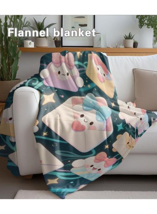 general Wisdom Fairy (latest) flannel thin blanket (warm and comfortable, suitable for sleep, game use, dust and sandproof) 150cm*200cm - 23 - Image 4