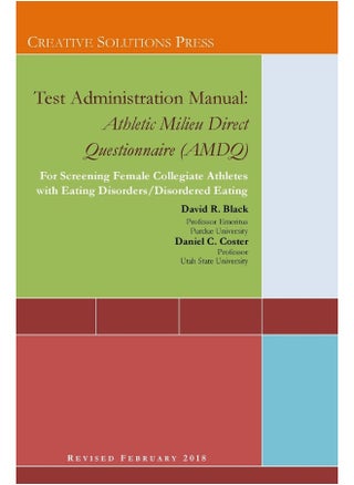 Test Administration Manual: Athletic Milieu Direct Questionnaire (AMDQ) - pzsku/ZA6A5F03EB3EC9D95BEF4Z/45/1747038994/ea641732-18be-489f-948e-9f3594e1d5c0