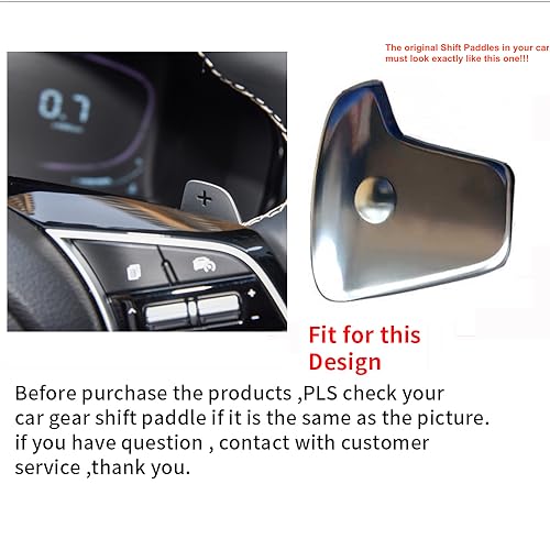 SANRILY Red Aluminum Steering Wheel Shifter Paddle Covers Fit for Kia 2024 forte gt line Sorento MQ4 K3 K7 Carnival KA4 Sorento Optima K5 Sportage 2020 Paddle Shifter Extension Accessories - Image 2
