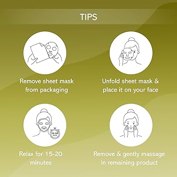 7th Heaven Superfood Intense Hydration Extra Virgin Olive Oil Biodegradable Bamboo Sheet Mask to Cleanse Skin for Long Lasting Hydration Ideal for All Skin Types - Image 5