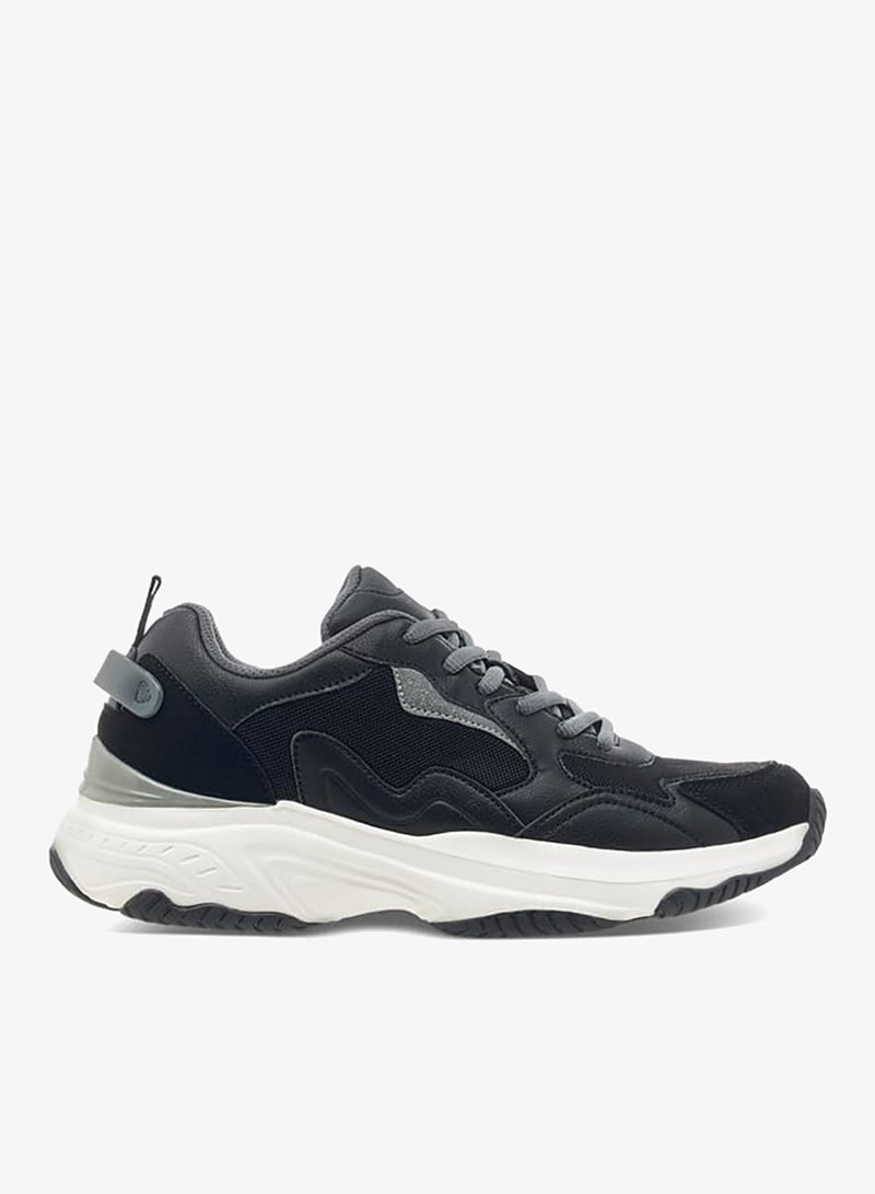 Dash Women Panelled Sports Shoes with Lace-Up Closure - Image 3
