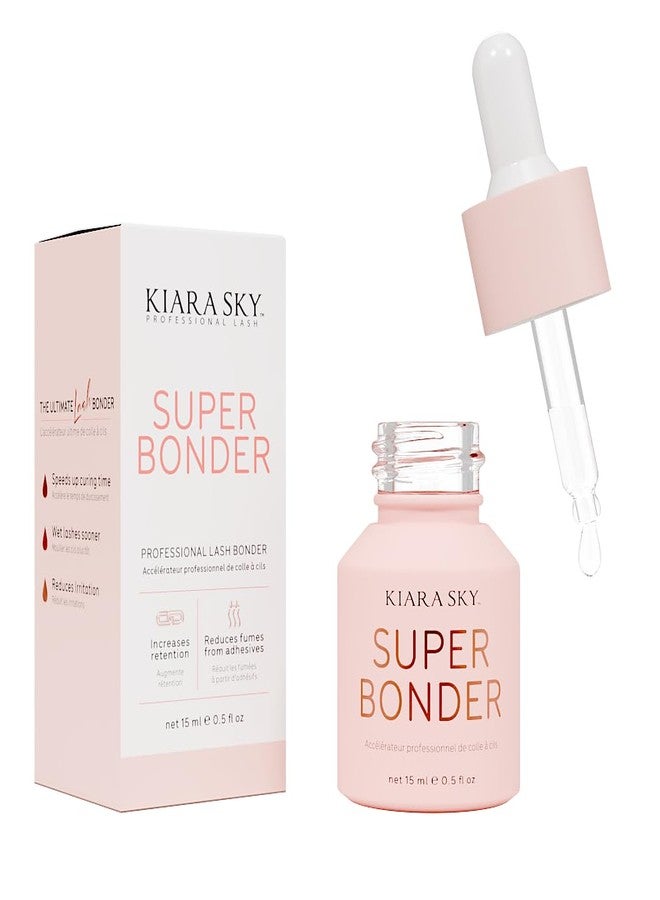 KIARA SKY LASH Super Bonder for Eyelash Extensions with Special Dropper | Glue Accelerator | Speed Up Drying Time | Increase Adhesive Bonding Power | Professional Use Only 15ml NOT A Glue - Image 1