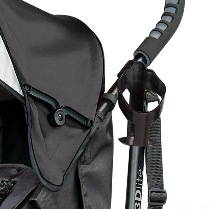 Ingenuity - 3Dlite Convenience Stroller, Durable Lightweight Stroller with Multi-Position Recline, Ages 6–60 Months - Jet Black - Image 3