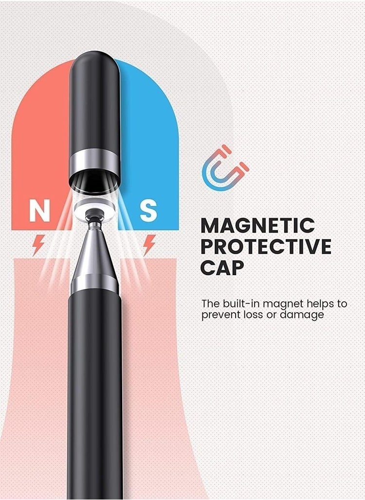 Universal Stylus Pen For Touch Screens Passive Stylus Pen Compatible With IOS And Android Devices IPad IPhone Laptop Samsung Phones And Tablets For Drawing And Handwriting  - Image 3