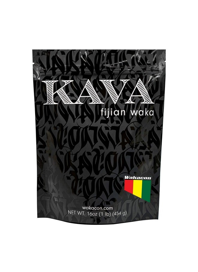 Wakacon - Kava Waka Powder - Authentic, Noble Kava Root Powder From Fiji - Premium, Responsibly Sourced, 16 Oz - Image 1