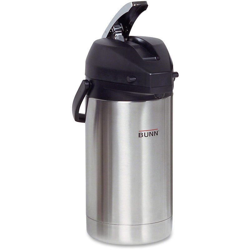 BUNN - BUN321300000 32130.0000 3.0-Liter Lever-Action Airpot, Stainless Steel - Image 1