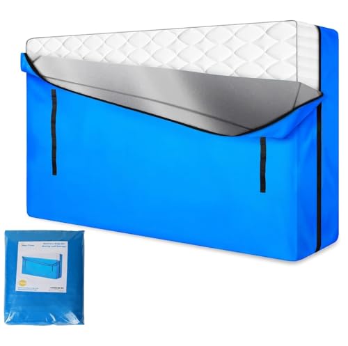 MorTime Mattress Bags for Moving and Storage, Zippered Mattress Storage Bag with 8 Strong Carrying Handles, Reusable Mattress Protector Cover Moving Supplies (Twin) - Image 1