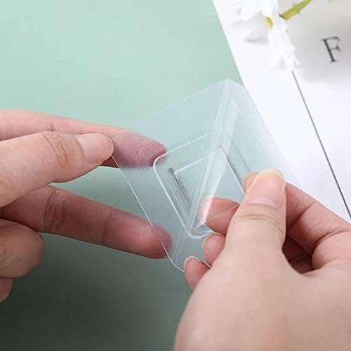 Perfect Pricee Double Sided Adhesive Wall Hooks Hanger Strong Transparent Suction Cup Sucker Kitchen Bathroom Wall Storage Holder Set of 10 Pair - Image 4