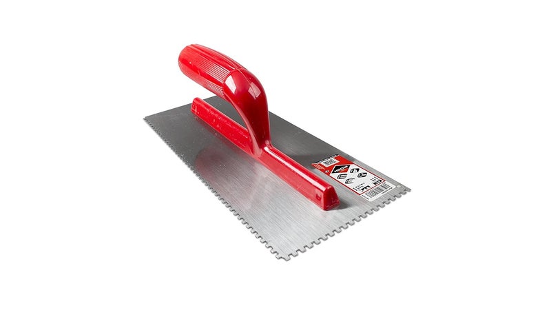 Rubi 25901 High Wear Resistant Steel Notched Trowel 11" x 4" (Notch Size 3 mm x 3 mm) (Pack of 1) - Image 1