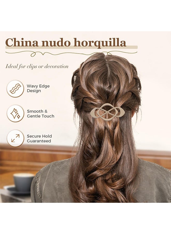 Quantum 4 PCS Hair Clips, Elegant Retro Hair Accessories with Classic Design, Secure Hold Hair Clips for Women & Girls - Image 5