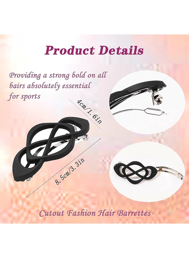 Quantum 4 PCS Hair Clips, Elegant Retro Hair Accessories with Classic Design, Secure Hold Hair Clips for Women & Girls - Image 2