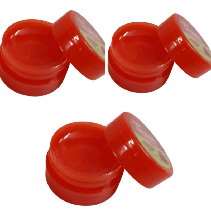 Beauty Tool Strawberry Lip Blam For Women And Girls  Pack of 3