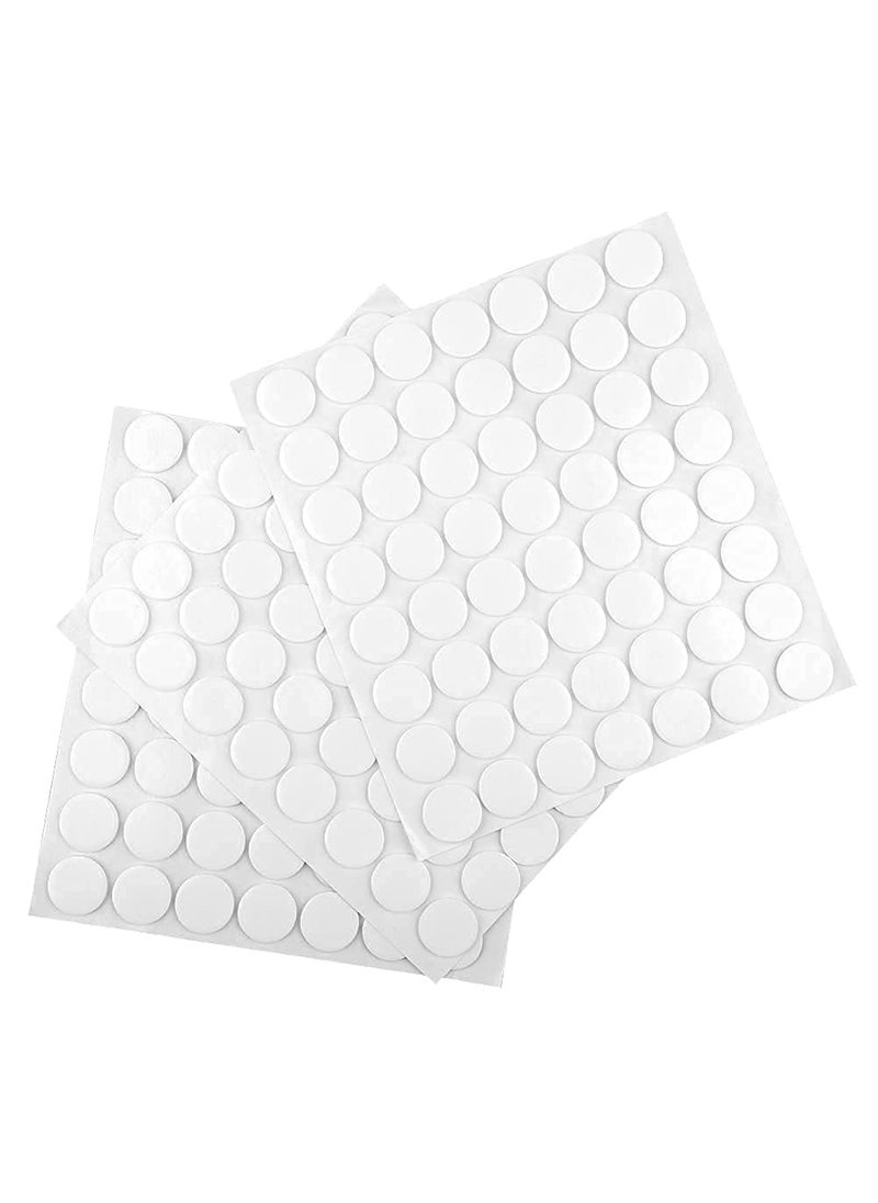 ANIDRA ANIDRA 70 Count Transparent DoubleSided Tape Stickers Round Acrylic No Traces Creative Super Sticky Waterproof Small Heart Art and Craft DIY Kit 3  - Image 1