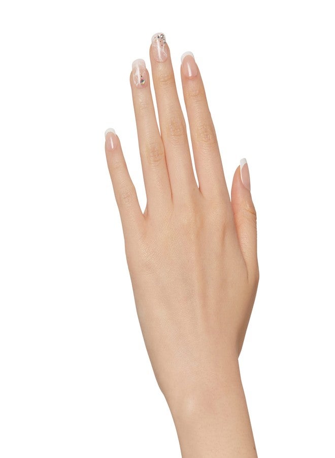 Impress KISS imPRESS No Glue Mani Press On Nails, Design, 'My Worth', White, Short Size, Squoval Shape, Includes 30 Nails, Prep Pad, Instructions Sheet, 1 Manicure Stick, 1 Mini File - Image 4