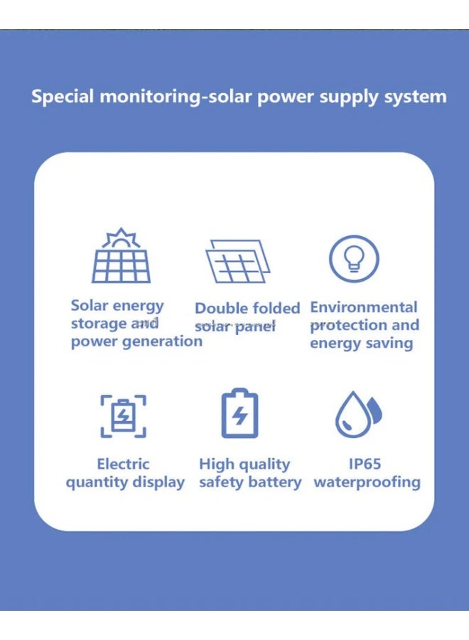 CRONY YN33S-12V-30W 30AH Solar Power System with Dual 15W Panels, 4-Day Backup & Monitoring for Home/Outdoor Use - Image 5