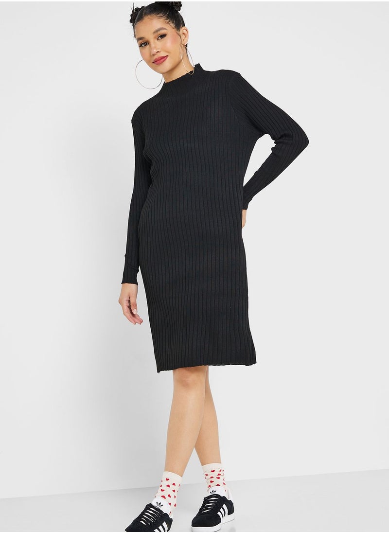 Ginger - Urban Minx High Neck Knit Dress - Image 1