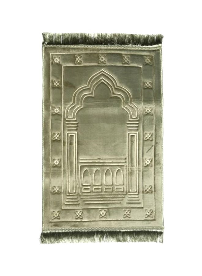 سجادة صلاة بنقشة بارزة ذهبي 40x80سم