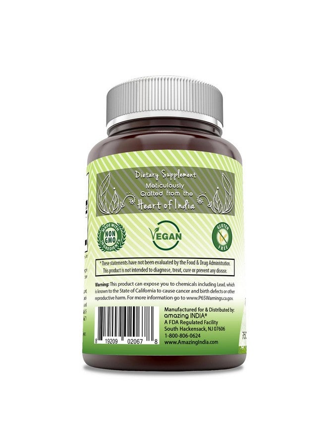 Amazing India Triphala (Natural Triphala Fruit) Supplement | 750 Mg per Serving | 120 Veggie Capsules | Non-GMO | Gluten-Free - Image 3
