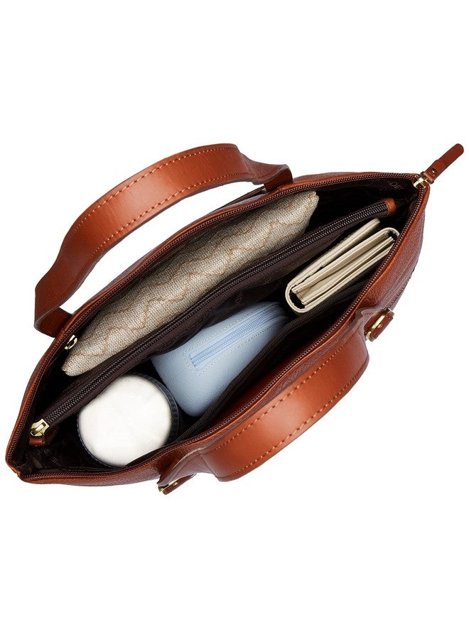 Hidesign Leather Tote Bag- Light Brown - Image 2