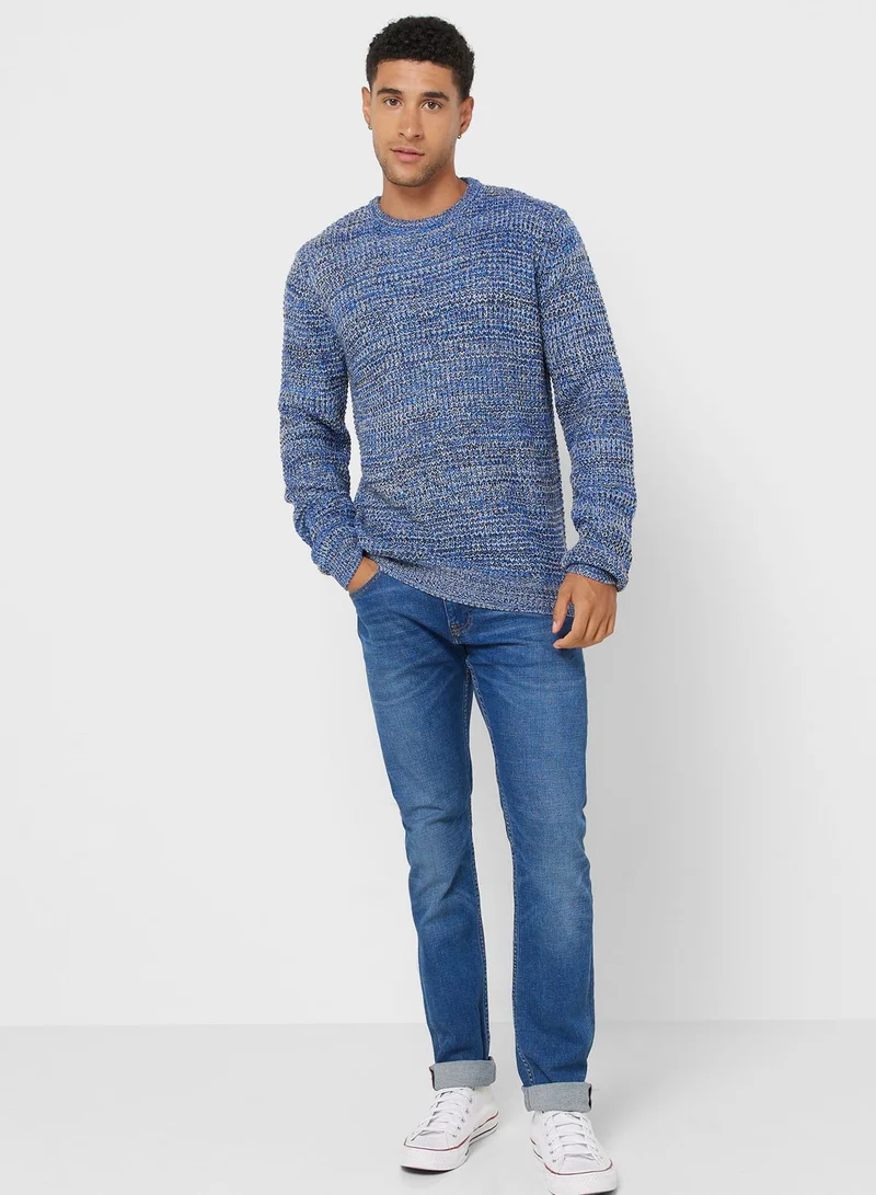 BRAVE SOUL Melange Sweater