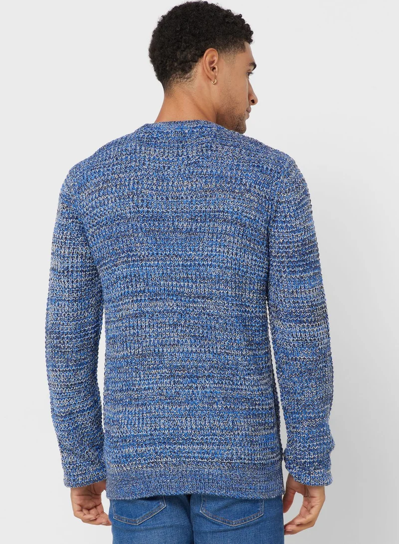 BRAVE SOUL Melange Sweater
