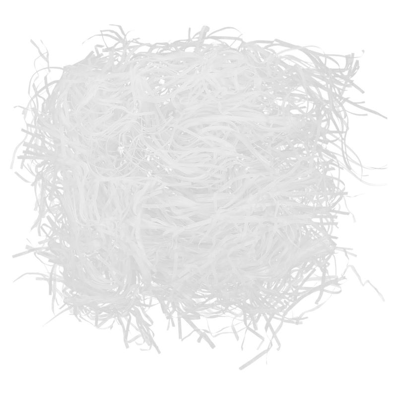 حشو ورق أبيض مبشور 200 جرام كونفيتي مجعد لتزيين علب الهدايا وعيد الحب - Image 2
