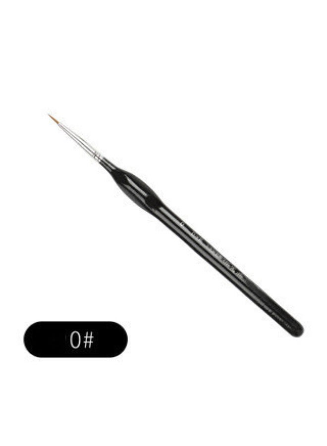 Nine Extremely Three-sided Drawing Pen Watercolor Gouache Brushwork Outline Tracing Pen Drawing Surface-drawing Photo Pen Extra Traditional Chinese Painting Hand-painted - Image 1