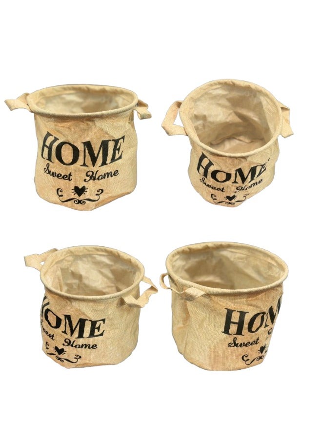 Generic Laundry Organizer Basket – Home Sweet Home Design | 20× 16cm, 150 gram  - Image 2