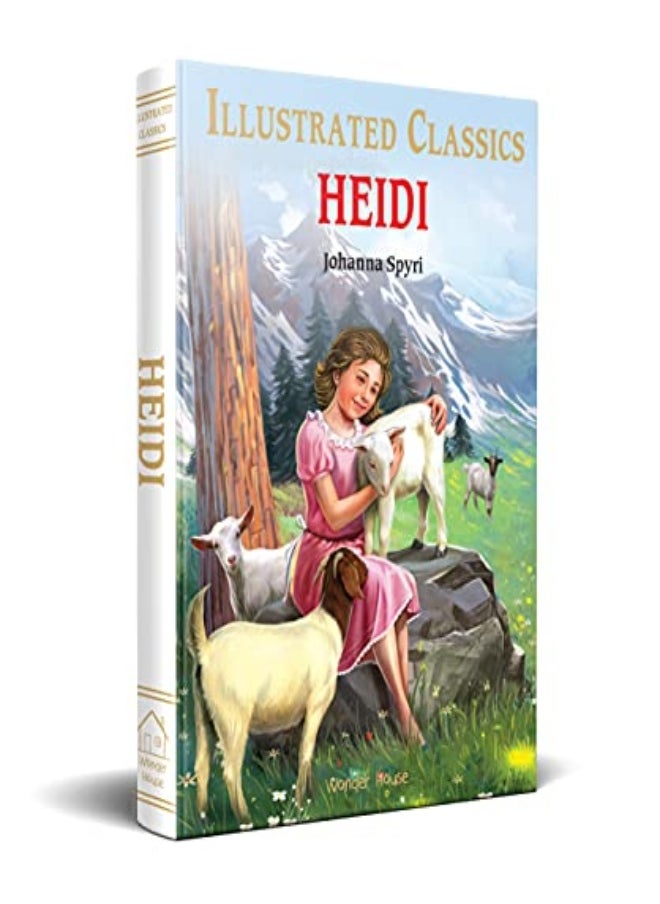 null - Heidi For Kids Illustrated Abridged Children Classics English Novel With Review Questions by Johanna Spyri Hardcover - Image 1