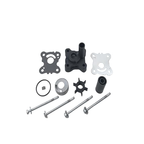 MARKGOO Water Pump Impeller Repair Kit 06193-ZW9-A32 for Honda Outboard 8 9.9 10 15 20 HP Model BF8D BF9.9D BF15D BF20D Boat Motor Engine Parts Replacement 06193-ZW9-A33 06193-ZW9-A34 - Image 1