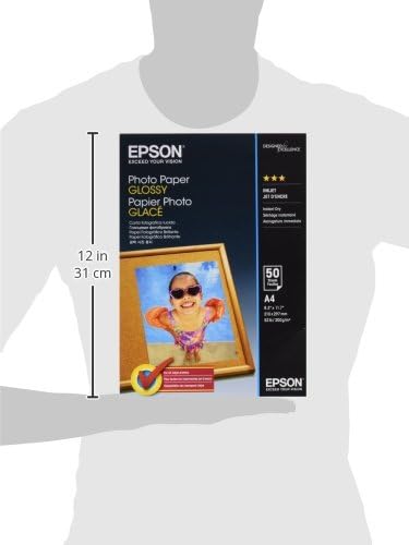 EPSON Photo Paper Glossy - A4 - 50 Sheets - Image 2