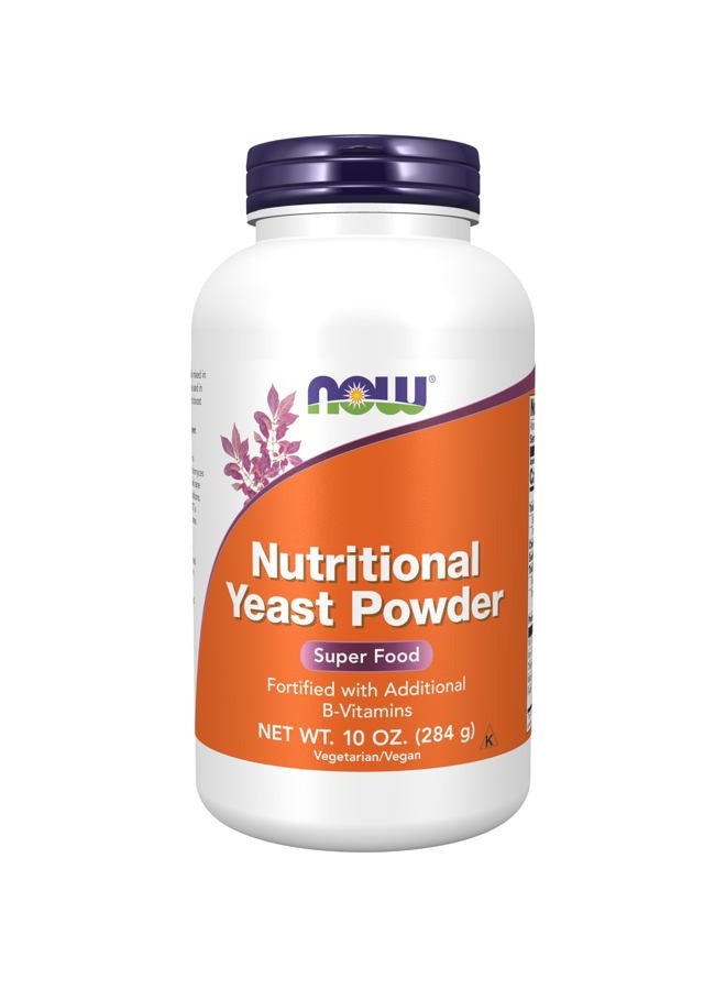 now Supplements, Nutritional Yeast Powder Fortified with Additional B-Vitamins, 10-Ounce - Image 1