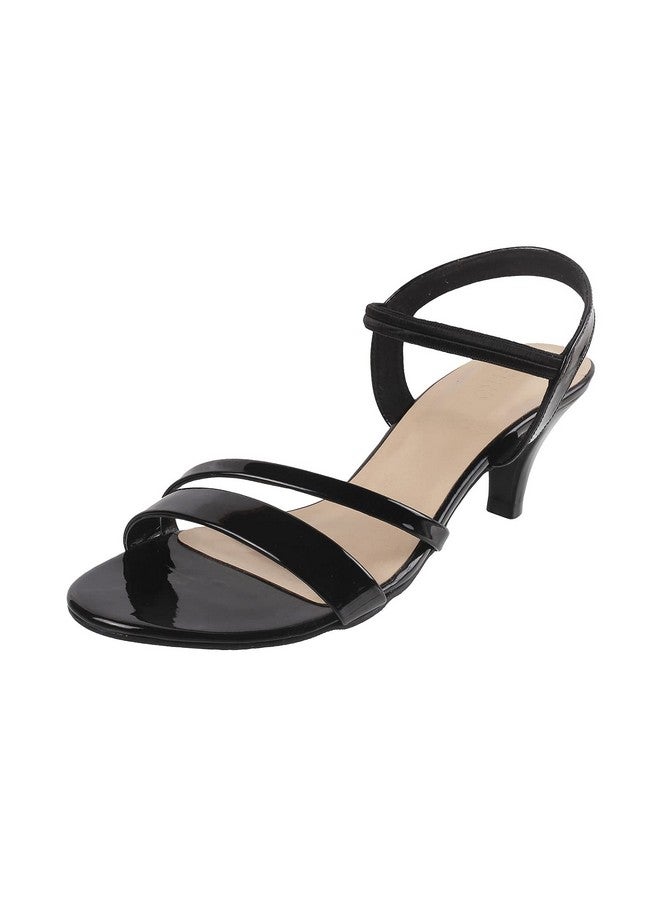 مترو صندل Metro نسائي من مادة صناعية باللون الأسود (مقاس (7 المملكة المتحدة (40 الاتحاد الأوروبي)) - Image 1