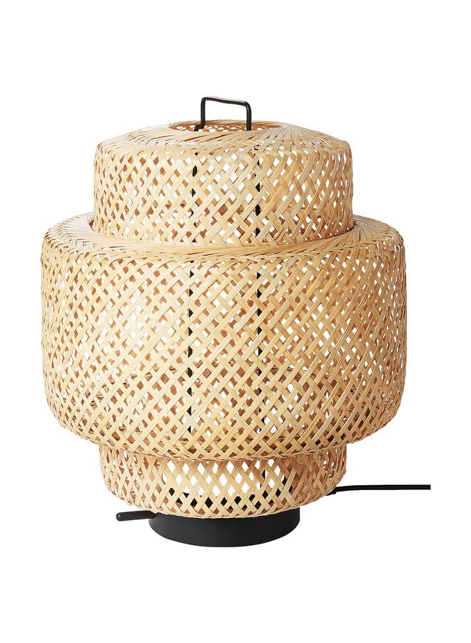 erorex LED table lamp, bamboo/handmade dimmable - Image 1