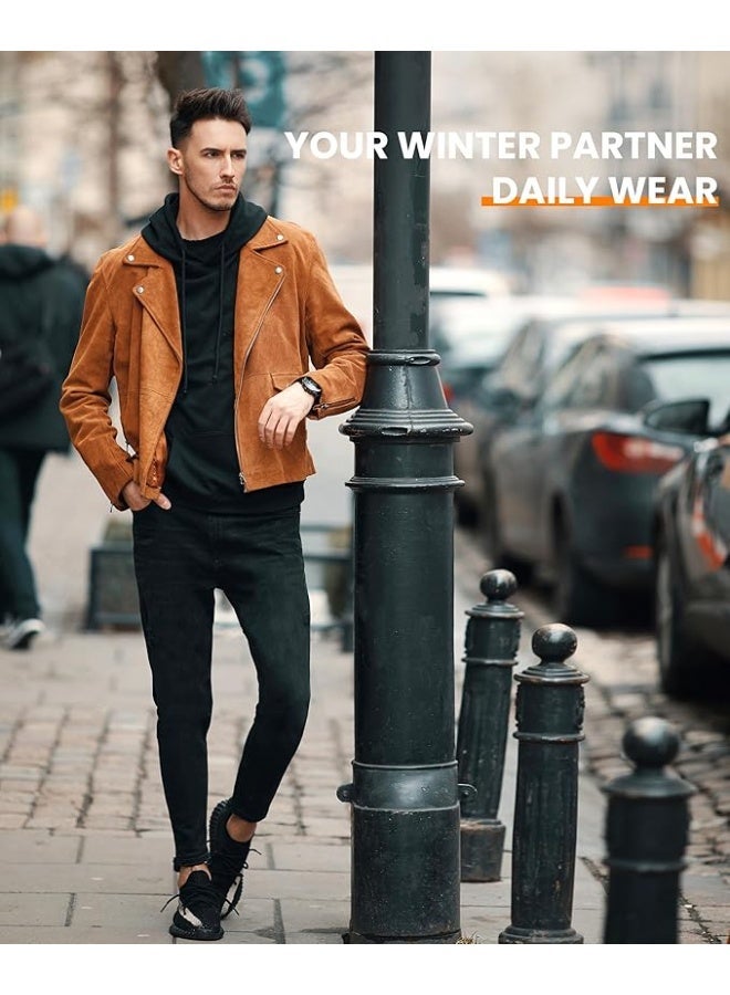 رات سو طقم ملابس داخلية حرارية للرجال، بيجامة حرارية بأكمام طويلة، طقم ملابس داخلية حرارية طويلة للتزلج والتدريب والمشي لمسافات طويلة والرياضات الخارجية - Image 5