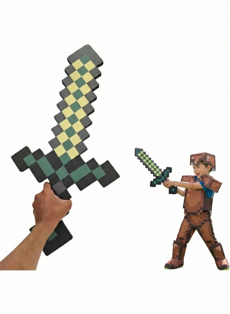 REZZOSS Foam Sword Toy for Kids – Soft Safe Battle Sword for Role Play, Cosplay, Ninja, Knight & Pirate Dress-Up | Lightweight Foam Weapon for Indoor & Outdoor Fun | Safe Pretend Play Sword for Boys & Girls | Perfect Costume & Party Accessory - Image 1