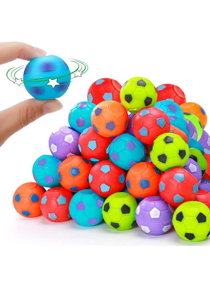Generic - 30PCS Rotatable Soccer Finger Stress Balls, Mini Fidget Toys for Kids & Adults, Soccer Party Favors, Goodie Bag Stuffers, Classroom Prizes - Image 1