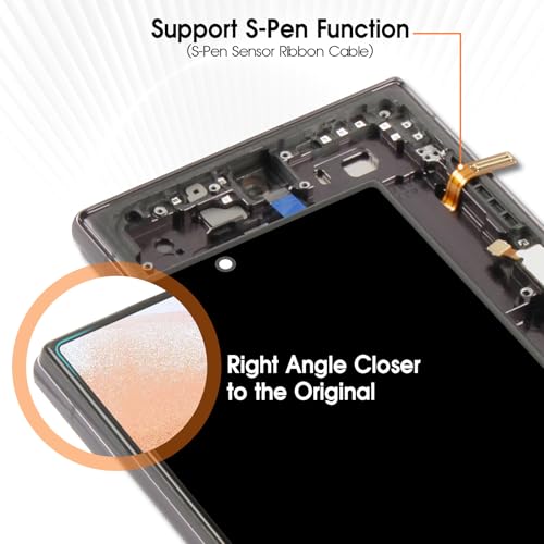 ARSSLY Incell for Samsung Galaxy S23 Ultra 5G Screen Replacement - for Samsung S23 Ultra 5G LCD Display Digitizer Touch Screen Assembly Repair Parts for SM-S918U SM-S918U1 with Frame(Not Support Fingerprint) - Image 3