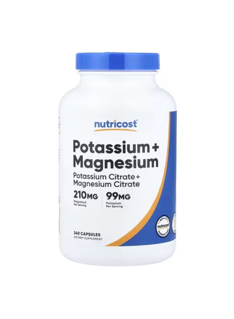 البوتاسيوم والمغنيسيوم، 240 كبسولة