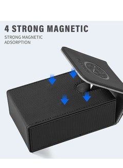 Generic Tarot Card Case Souvenir Card Storage Box Large Capacity Holds About 95 Pages for Most Standard Size Tarot Fold Top Design Not Included for Tarot Cards  - Image 4