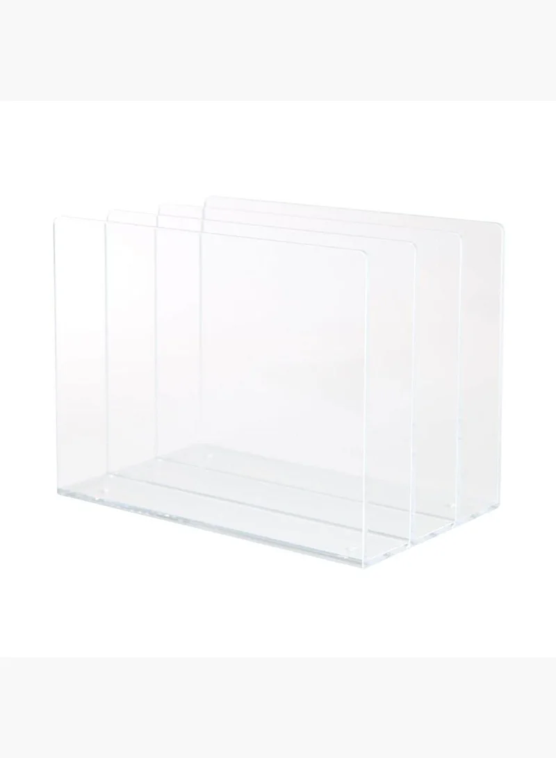 MUJI Clear File Organizer Desktop Storage