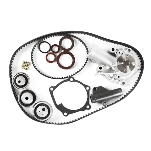 YOMALL MR994968 Timing Belt Kit with Water Pump Fits for 2006-2007 Eclipse 2.4L, for 2005-2006 Galant/Lancer/Outlander 2.4L Replacement OE MR984778, MR984375, MN137247, MD352473, 1300A066, TCKWP332 - Image 1