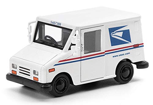 KinsFun KiNSMART Die Cast 2.5 Inch United States Postal Service Truck USPS Grumman LLV 1:72 Scale - Image 1