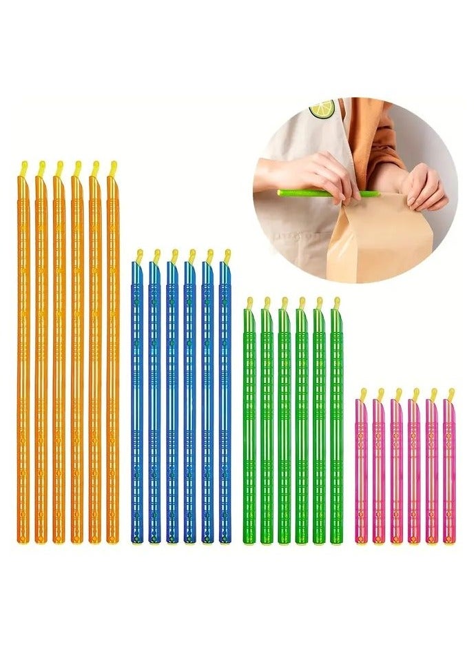 24pcs Bag Sealer Clips Set - Keep Food Fresh  Bags Airtight for Optimal Storage and Organization, No Power Needed, Maximum Storage - Image 1