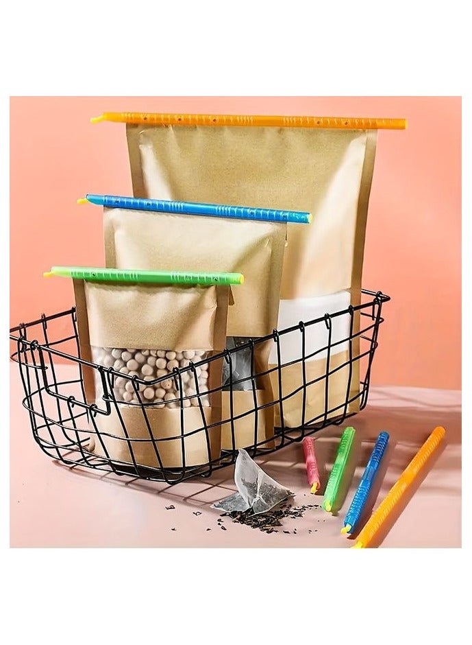 24pcs Bag Sealer Clips Set - Keep Food Fresh  Bags Airtight for Optimal Storage and Organization, No Power Needed, Maximum Storage - Image 4