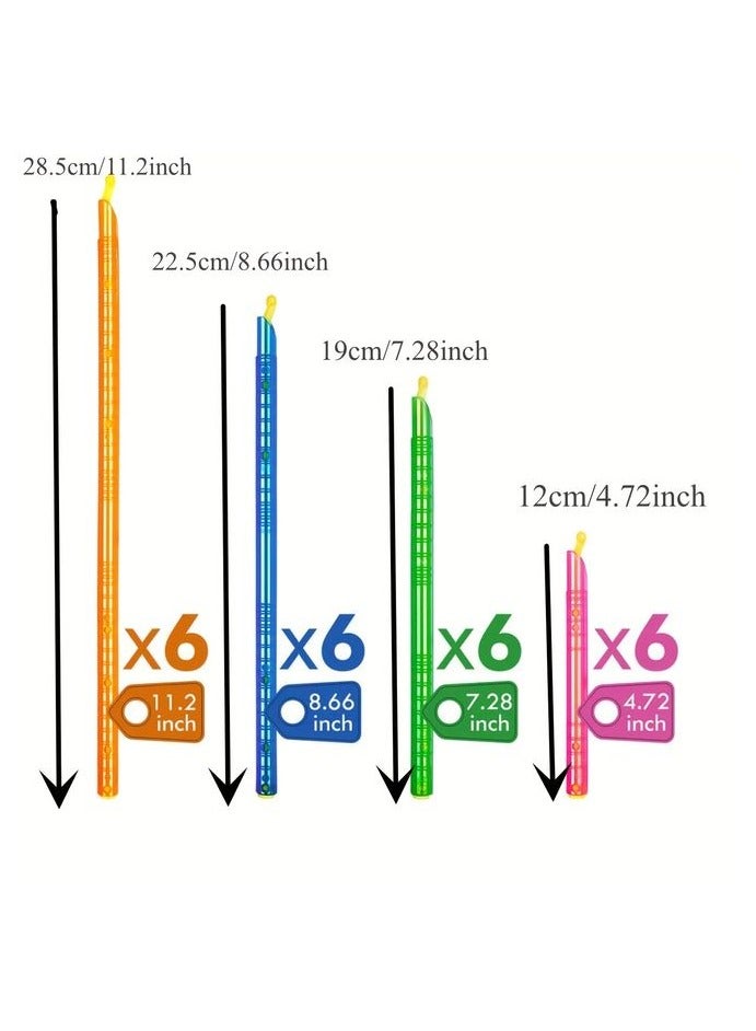 24pcs Bag Sealer Clips Set - Keep Food Fresh  Bags Airtight for Optimal Storage and Organization, No Power Needed, Maximum Storage - Image 3