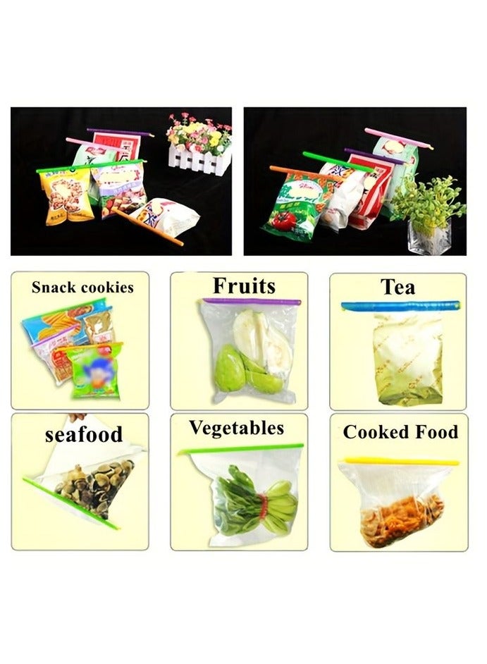 24pcs Bag Sealer Clips Set - Keep Food Fresh  Bags Airtight for Optimal Storage and Organization, No Power Needed, Maximum Storage - Image 2