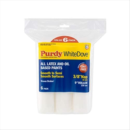 Purdy White Dove Roller Cover, 9 x 3/8 in., 6 count - Image 1