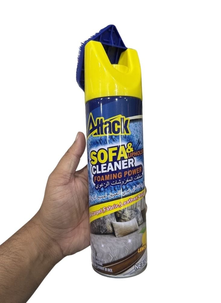 Attack بخاخ رغوي لتنظيف الأريكة من أتاك - مع فرشاة يدوية - ٦٥٠ مل - Image 2