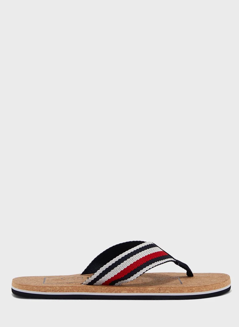 TOMMY HILFIGER Logo Flip Flops